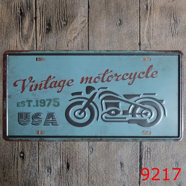 30X15CM USA Motorbike Vintage Home Decor Tin Sign for Auto Wall ... 30X15CM USA Motorbike Vintage Home Decor Tin Sign for Auto Wall ...