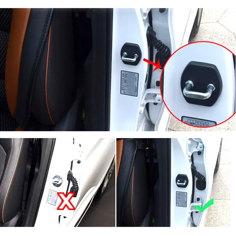 Чехол для дверного замка Kia Sportage QL 2016 2017 2018 2019|Хромирование| |