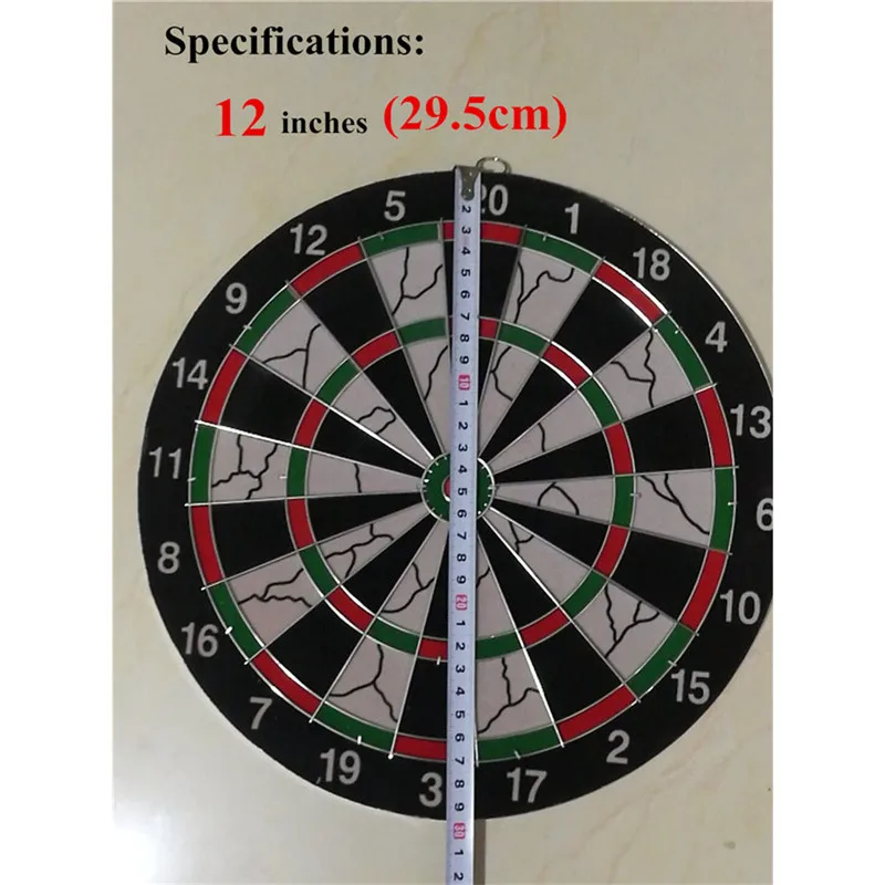 12 дюймов Dartboard утолщение Флокирование двухсторонние Дартс цель профессиональные