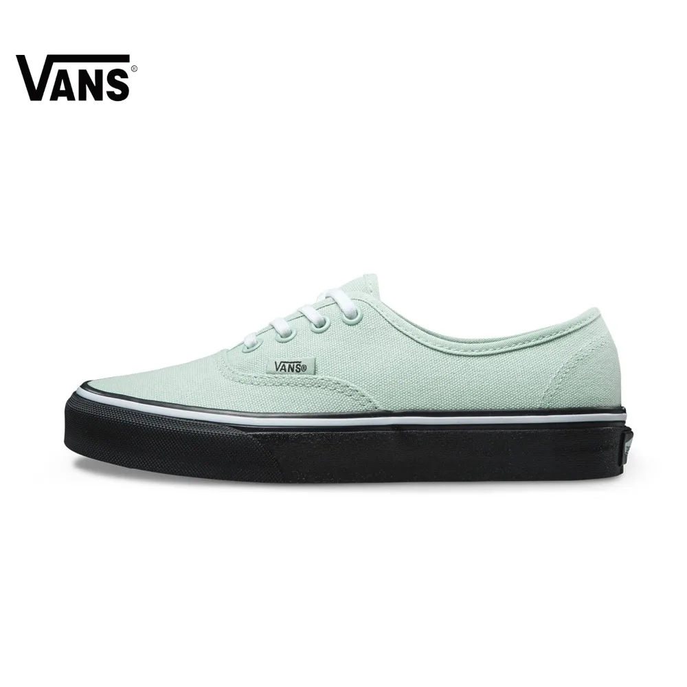 Оригинальные Vans Новое поступление зеленый цвет с низким берцем Для женщин