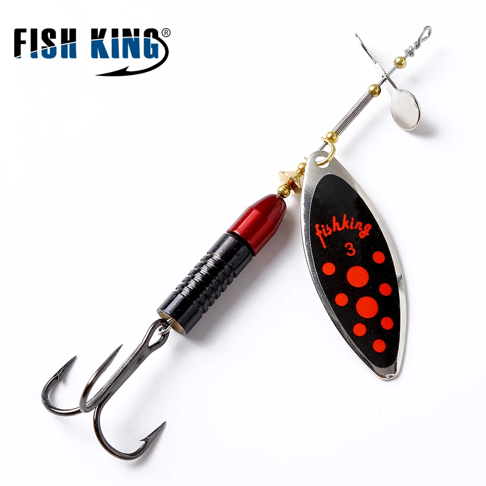 FISH KING 10cm 20 Mepps Long Cast deep running spinners Fishing Lure Spinner Bait Fishing Tackle