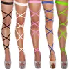 Women's Sexy Stockings Punk Goth Hollow Out Bandage Nylon Stockings Pole Dance Sexy Underwear Female Sexy Lingerie Leg Harness ► Photo 2/6