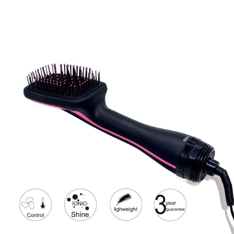 Горячая Распродажа, профессиональная Фен-щетка, многофункциональная электрическая Фен-щетка для волос, горячая воздушная расческа для завивки волос, стайлер для волос