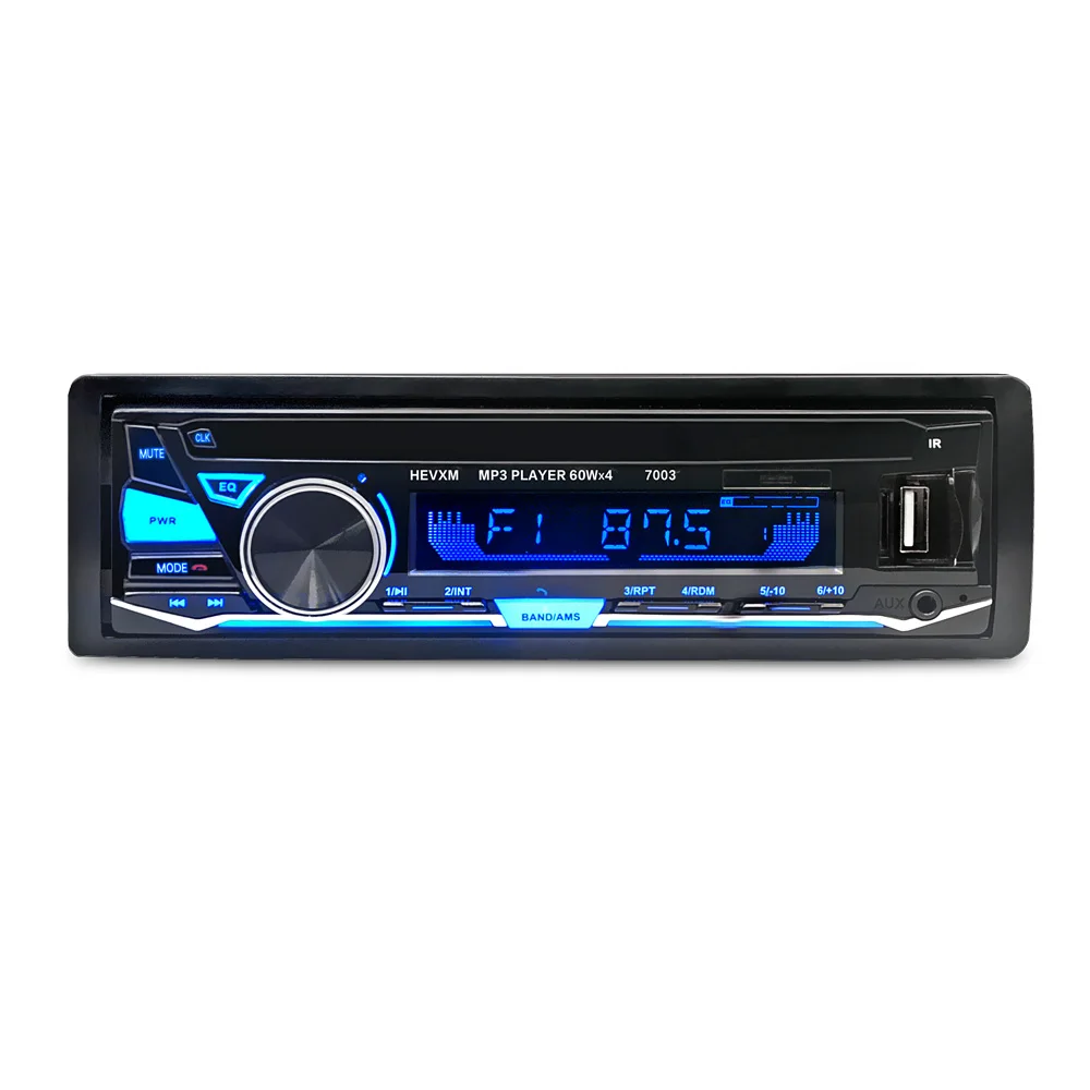 7003 автомобильный BT MP3 плеер радио Автомобильный 12 В синий зуб стерео аудио в тире