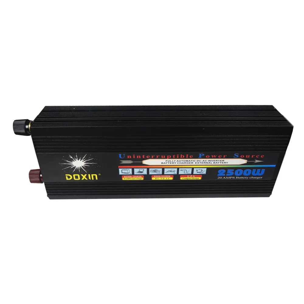 

2500W DC12V to AC220V modified wave Power Inverter+Charger & UPS,Quiet and Fast Charge
