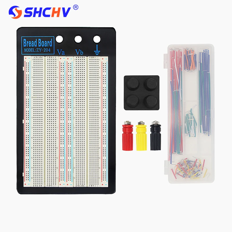 1660 Points Breadboard Solderless PCB Bread Board + Fixed Plate Baseboard + Jumper Wires Cable + 3 Binding Post for RPI 1660 Points Breadboard Solderless PCB Bread Board + Fixed Plate Baseboard + Jumper Wires Cable + 3 Binding Post for RPI