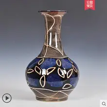 Simple Creative Living Room Arrangement Flower Vase European Decoration Vase Home Decoration Jingdezhen Ceramics