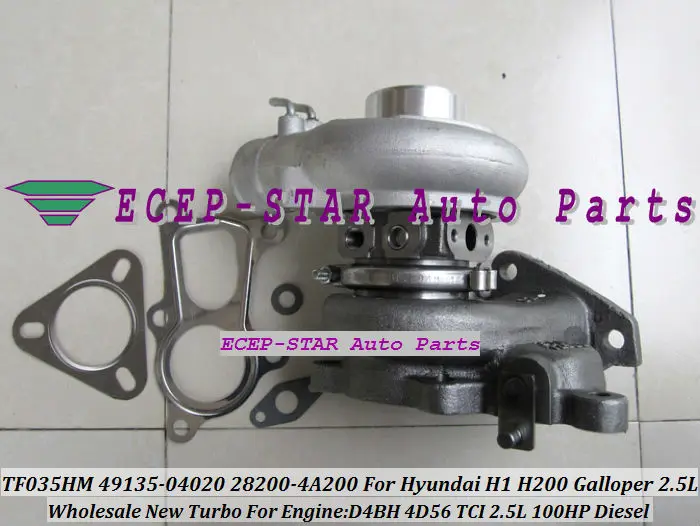 Турбокомпрессор TF035 49135 04020 28200 4A200 для Hyundai H1 H200 Starex Libero Galloper II 2.5L дизельный