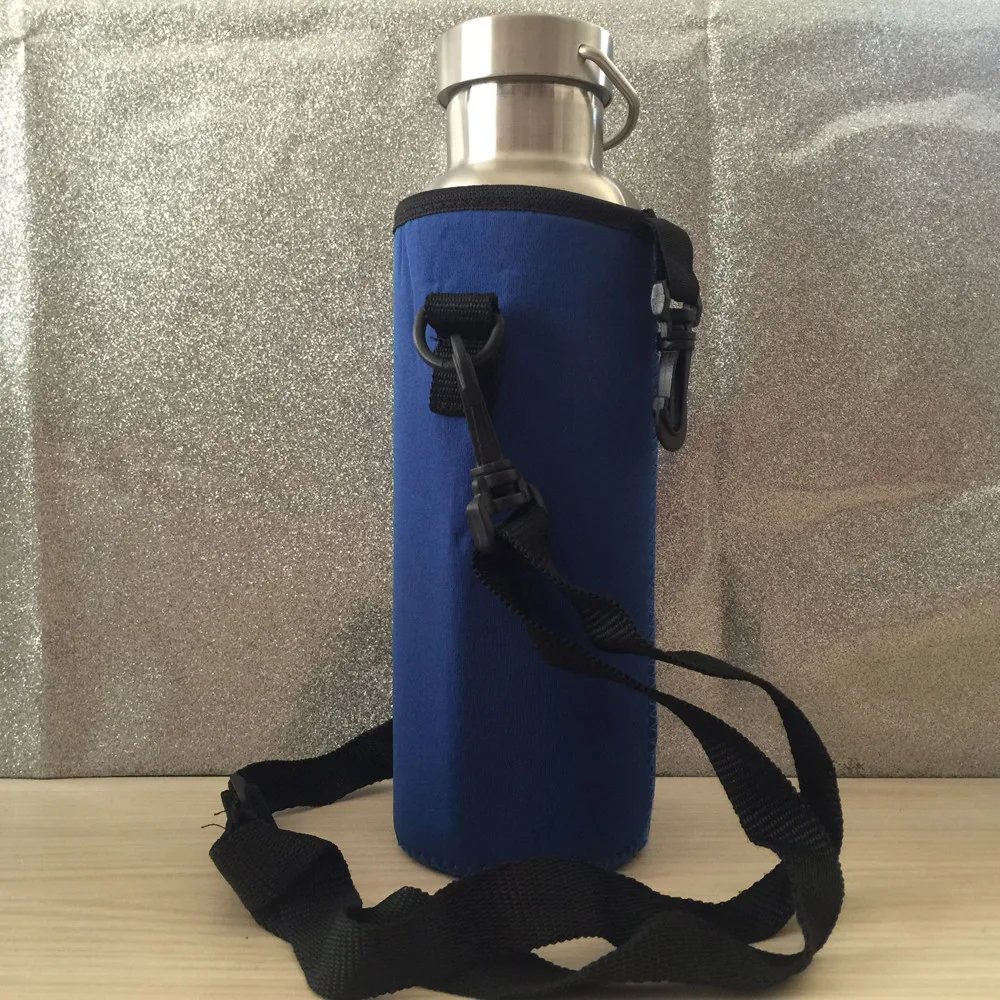 1000 мл Классическая переносная бутылка для воды, изолированная крышка, сумка с держателем, на ремне, сумка, для улицы, sep31