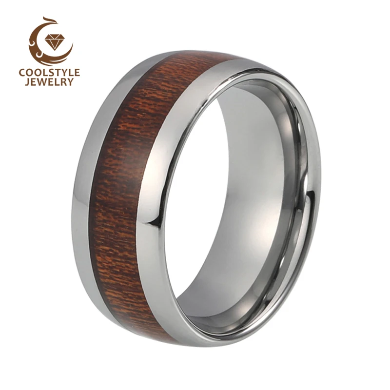 Обручальное кольцо из карбида вольфрама для мужчин 10 мм|wedding bands for men|wedding bandwood inlay |