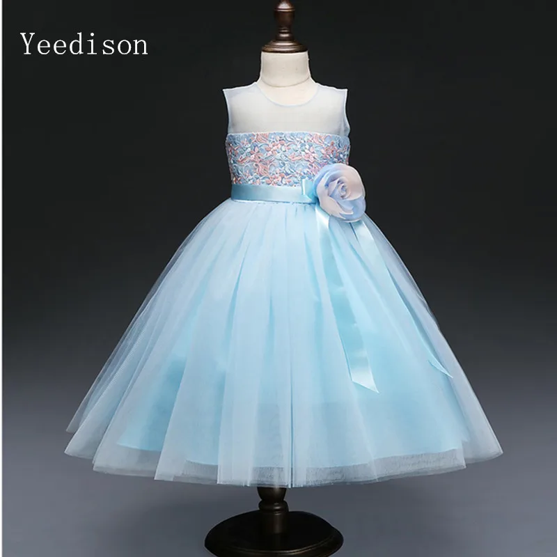 

Yeedison Summer Children Dresses For Girls Kids Formal Wear Princess Dress For Girl 4 6 7 8 Years Birthday Party Events Prom Dre