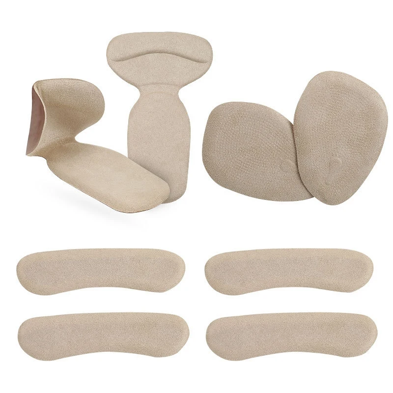 

Hot Sale High Heels Kit Back Heel Liners Forefoot Pads T-shape Pads Heel Insoles for Women Shoe Pads Insoles Shoe Accessories