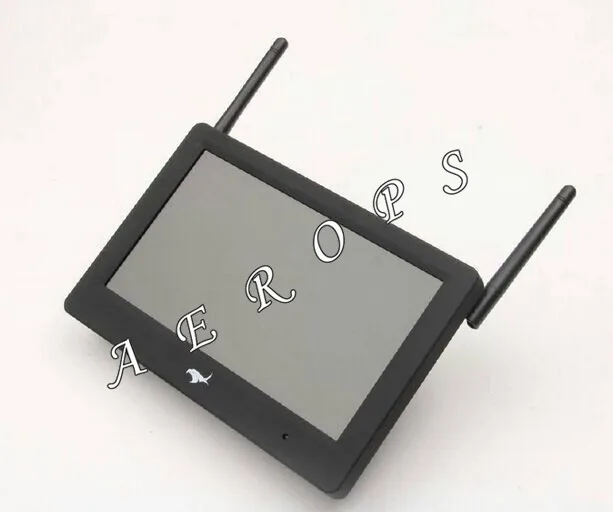 

Aerops 7 Inches Professional Ground Station Sharp Vision Diversity 5.8GHz 32CH HD Flashlighting 700lux 7" LCD FPV Displayer DVR