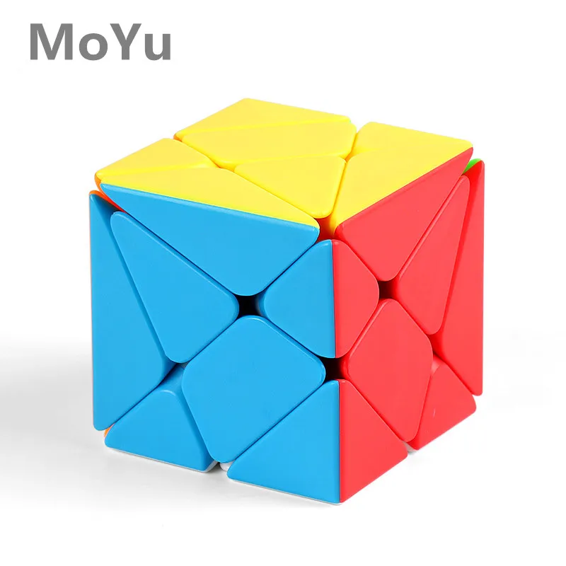 Мою Mofangjiaoshi 5 7 см оси Magic cube Stickerless головоломки Скорость кубики развивающие