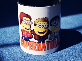 

New Quality Ceramic Coffee Mug Cup Supernatural Cartoon Funny Sam