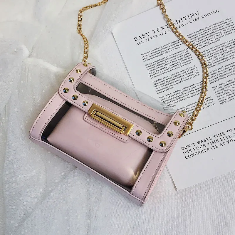 

Summer Transparent Jelly Bag Crossbody Bags For Women 2019 Quality PVC Luxury Handbags Designer Ladies Beach Clear Shoulder Bag