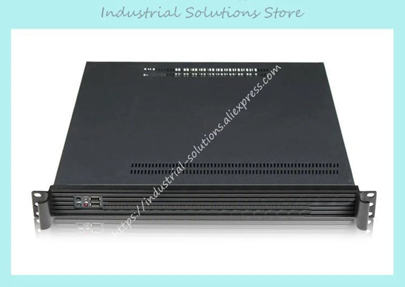 

NEW Quality aluminum panel 1u computer case short 1u server computer case firewall industrial computer case