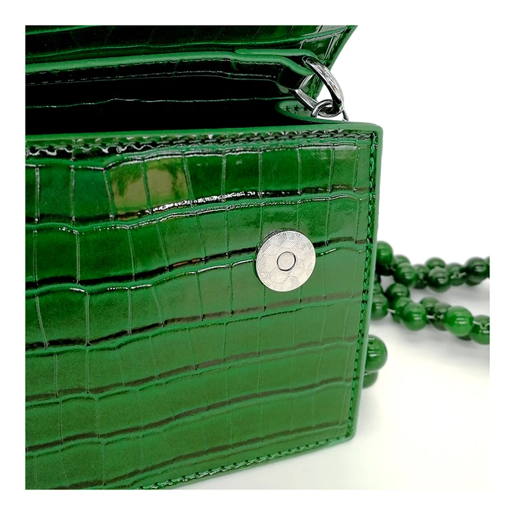 verde mensageiro saco de moda pequeno quadrado senhoras