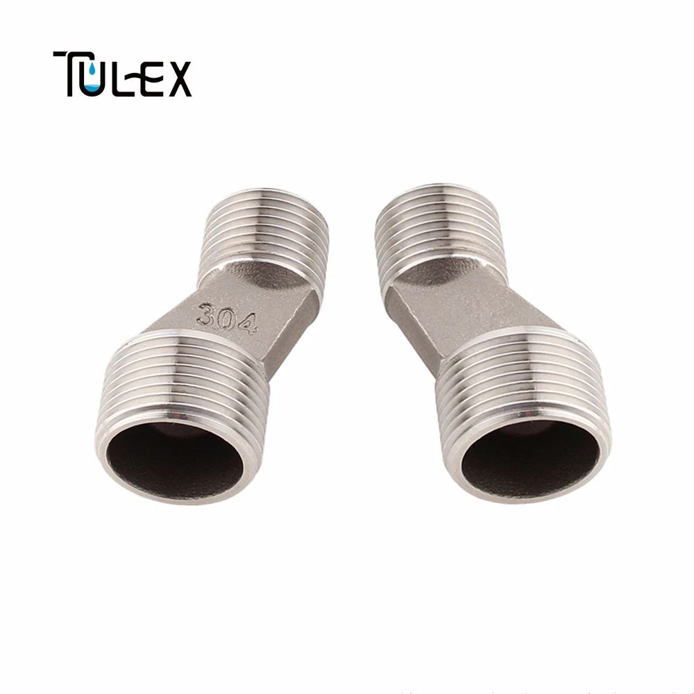 Tulex душевой адаптер для крана из нержавеющей стали настенный Регулируемый ширина для смесителя душевых аксессуаров угловой клапан соединитель