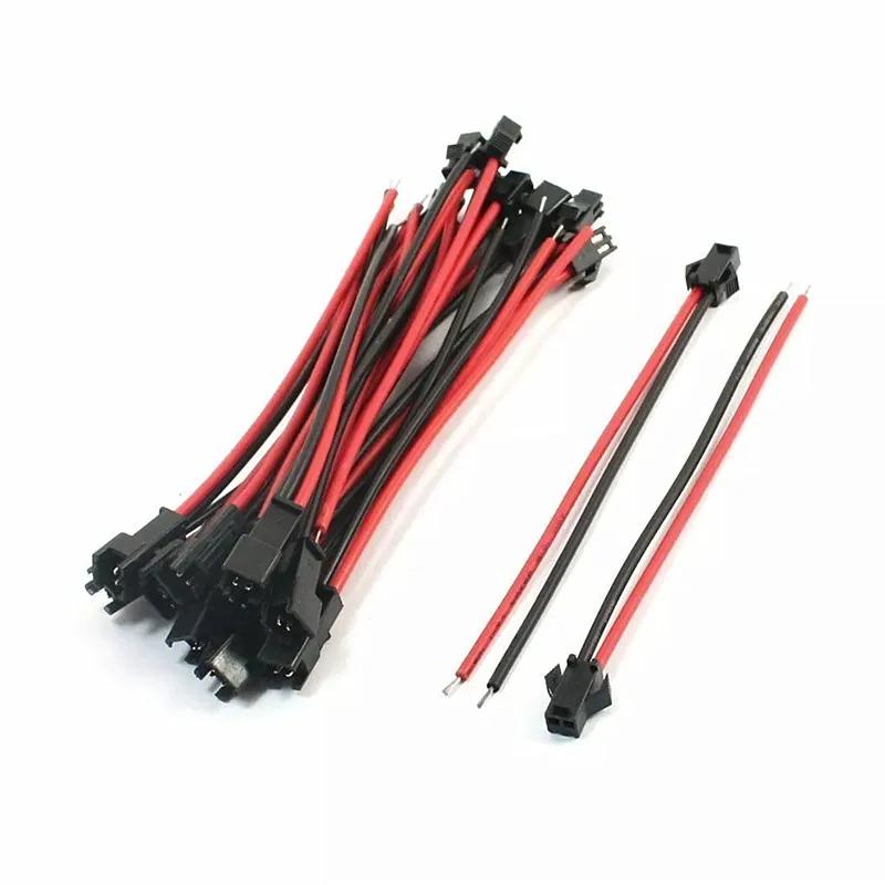 Разъем светодиодной ленты 2Pin/3Pin/4pin/5Pin SM JST проводной кабель штекер и гнездо для