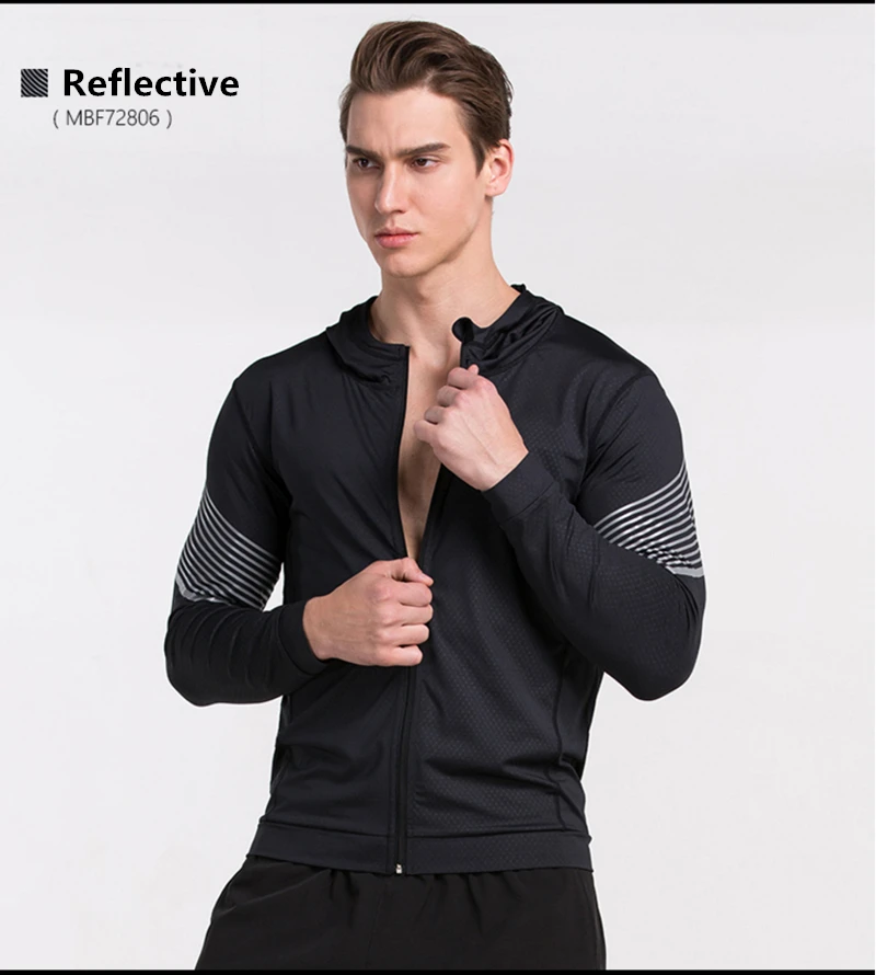 Willarde мужская куртка для бега с длинным рукавом, спортивная одежда для фитнеса, эластичные быстросохнущие спортивные топы с капюшоном для бега