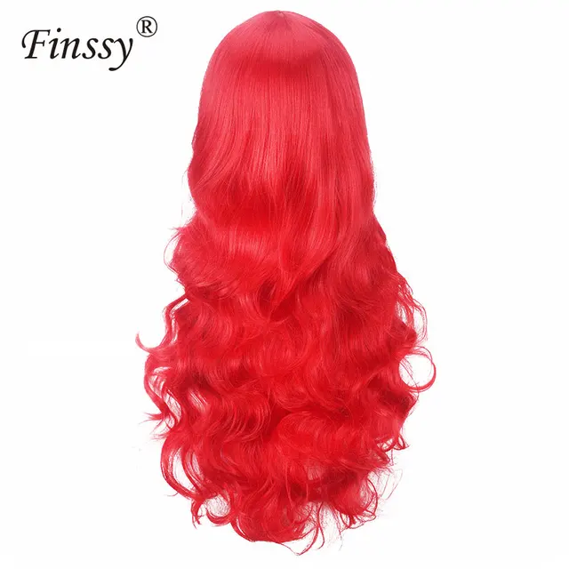 Mała Syrenka Księżniczka Ariel Cosplay Peruka dla Kobiet Halloween Costume dla Dziewczyny Grać Peruka Party Stage Red Długie Włosy tanie tanio Ogon Unisex Ariel Wigs spandex Kostiumy Mała Syrenka Księżniczka Ariel Cosplay Peruka dla Kobiet Halloween Costume dla Dziewczyny Grać Peruka Party Stage Red Długie Włosy tanie tanio Ogon Unisex Ariel Wigs spandex Kostiumy
