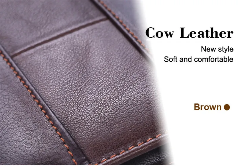 Quality Cowhide Men Clutch Wallets Genuine Leather Long Purses Business Large Capacity Wallet Zipper Pocket For Male
