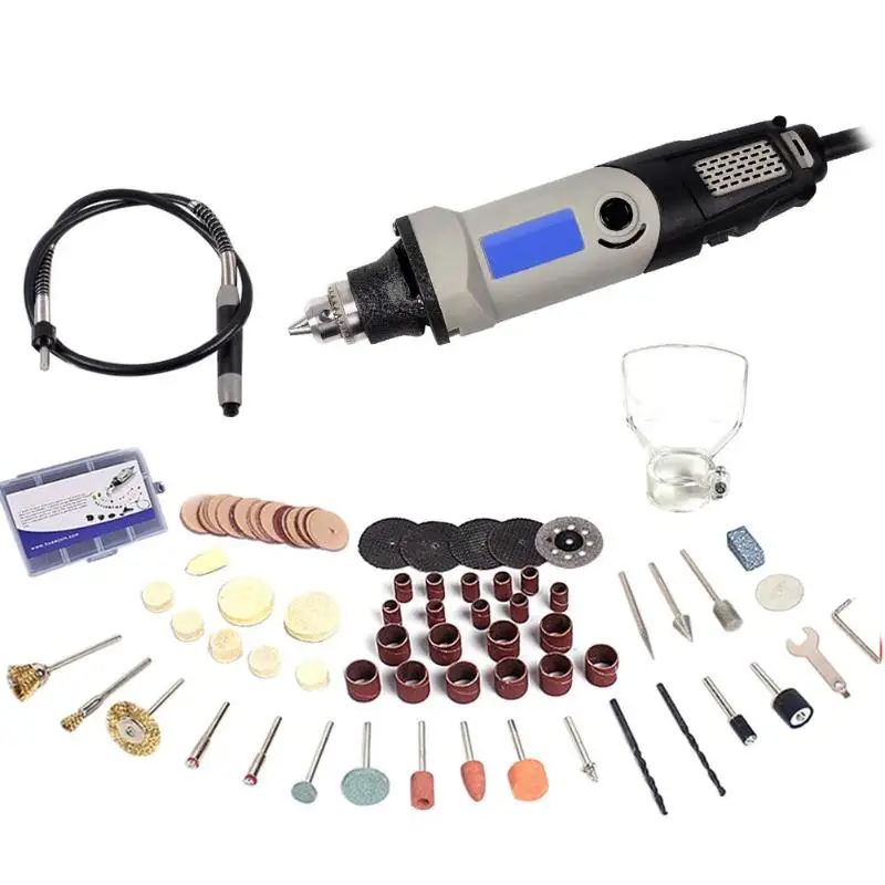 

94pcs 400W Variable Speed Rotary Tool Electric Tools Mini Drill 6 position for Dremel Rotary Tools mini grinding machine