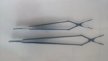 

2pcs Titanium resano vascular forceps 23cm/28cm long
