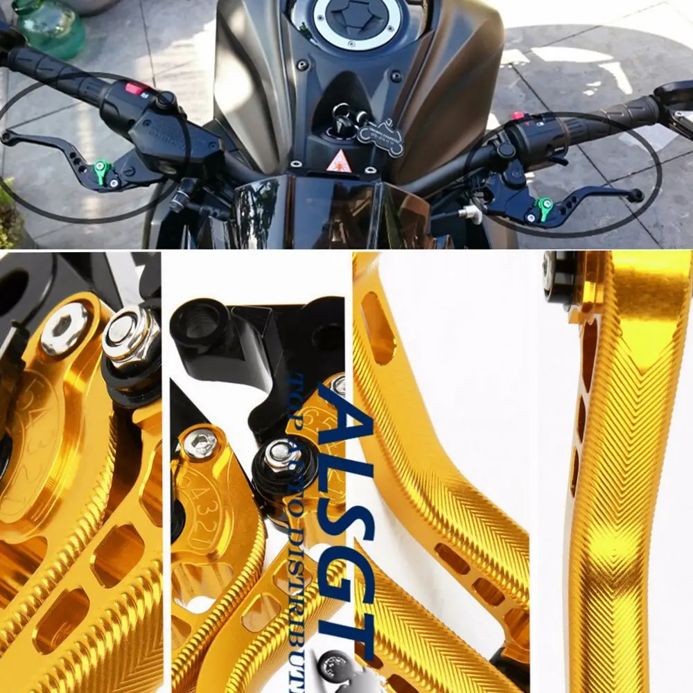 Для Kawasaki H2 / H2R 2015-2019 алюминиевые регулируемые CNC мотоциклетные 3D длинные/короткие