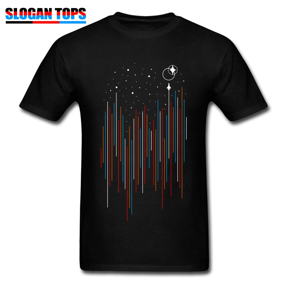 Thorugh The Cosmic Rays 2018 Discount Design T-Shirt O Neck 100% Cotton Short Sleeve Tops Shirts for Men Tops T Shirt Autumn Thorugh The Cosmic Rays black