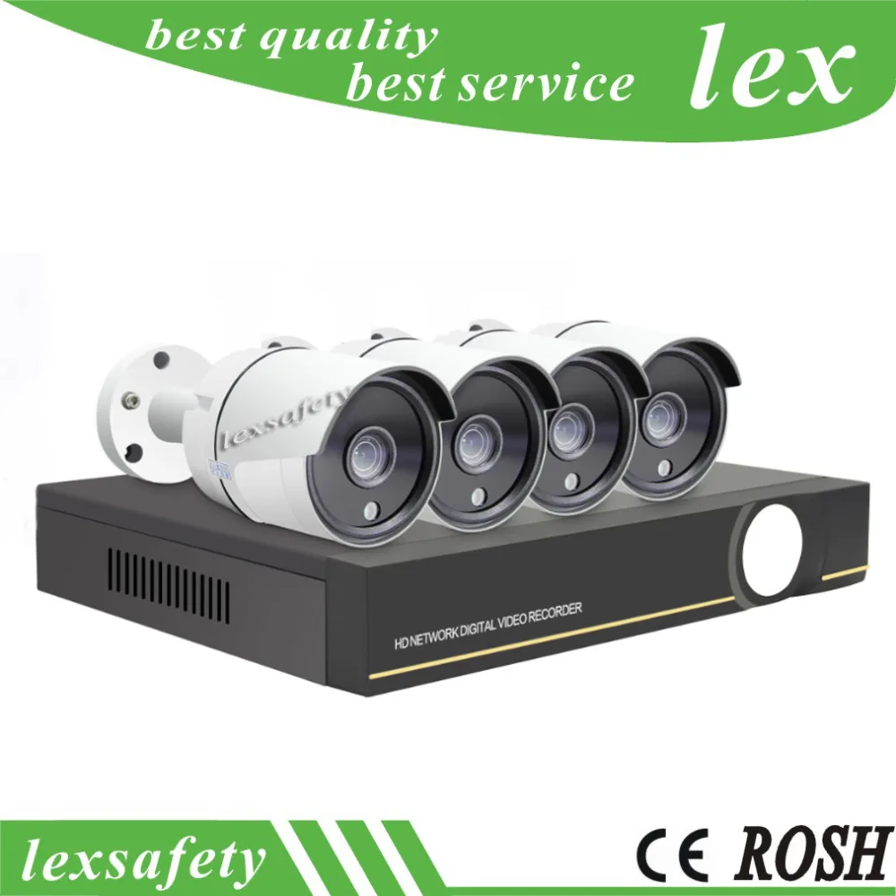 

P2P Cloud CCTV System IR Outdoor Night Vision Video camera POE NVR Kit,960p IP Camera P2P Video Onvif Security Surveillance Set