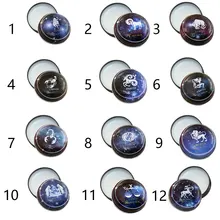 Хорошая, 1 шт., унисекс, 12 знаков, созвездие, волшебный Зодиак, твердый аромат, дезодорант, парфюмированный, портативный, жестяная коробка, бальзам для женщин и мужчин