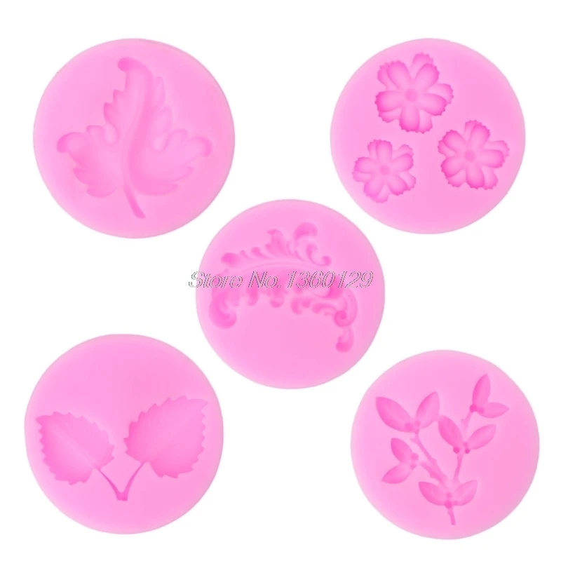 

1Pc Leaves Flowers Silicone Mold Baking Fondant Chocolate Confectionery Tools Nov20 Wholesale&DropShip