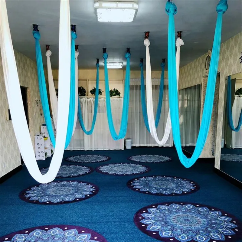 @1 Yoga Hammock Swing Последние Многофункциональные антигравитационные ремни Yoga Тренировки йоги Yoga ✔