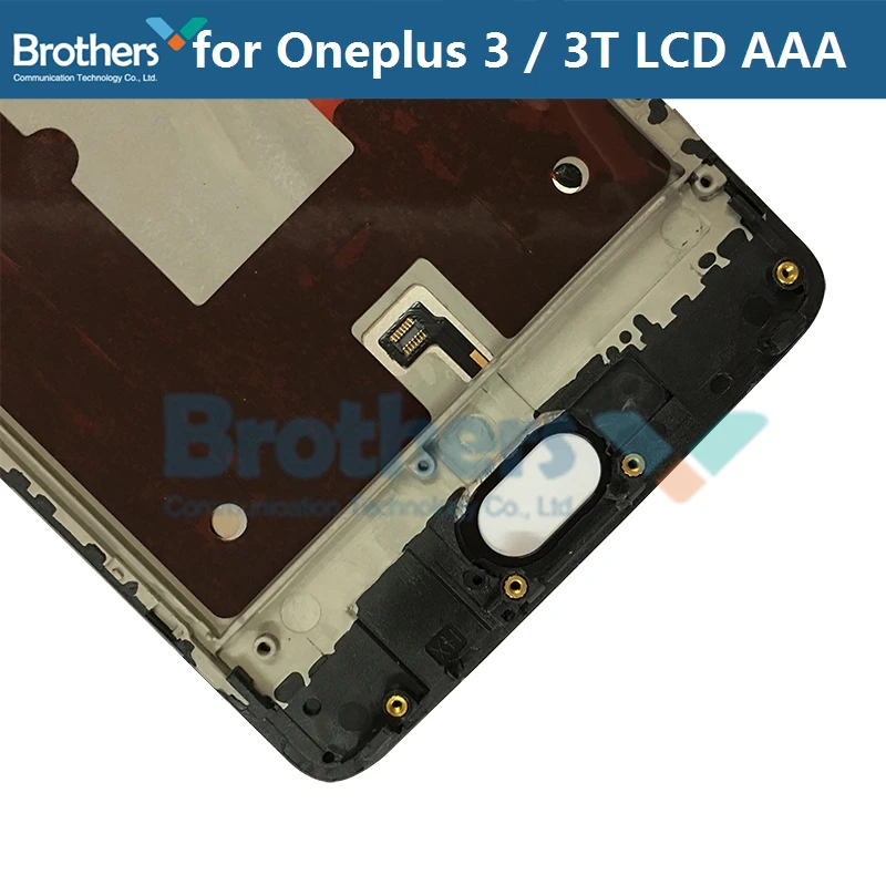 LCD Screen for Oneplus 3 3T LCD Display for Oneplus 3 3T A3000 Touch Screen Assembly With Frame Touch Digitizer Replacement Test (9)