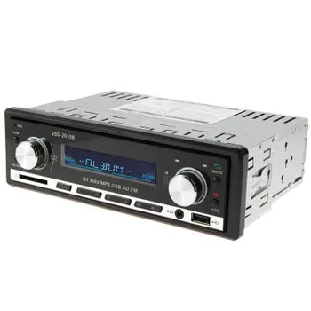 

OllyMurs 12V Bluetooth V2.0 Car Stereo Audio In-dash Single Din FM Receiver Aux Input Receiver USB MP3 MMC WMA Radio Player XL-1