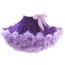 Шифоновая юбка-американка принцессы, экстра-пушистый, от 0 до 10 лет, юбка-пачка