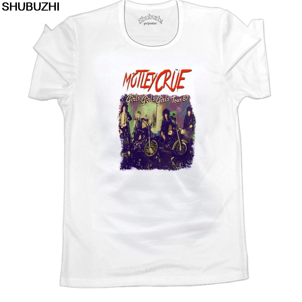 

Short Sleeve Tshirt Fashion Motley Crue Men's Admat Final Tour T-shirt euro size