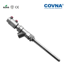 Пневматический из нержавеющей стали угловой клапан сиденья с китайским производителем цена длинного типа