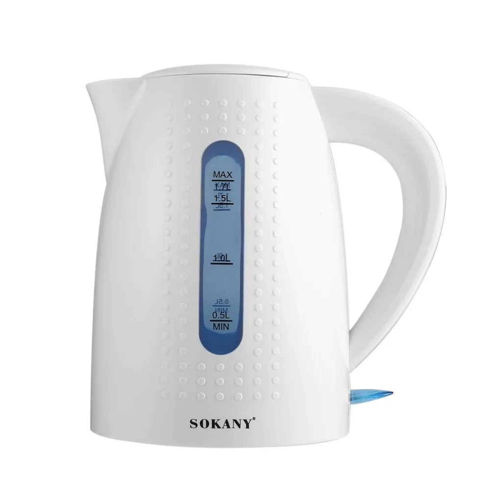 

SOKANY SKY-1505A 1.7L Electric Kettle with Illuminated LED Indicator Automatic Shut-Off Water Kettle Concealed Heating Element