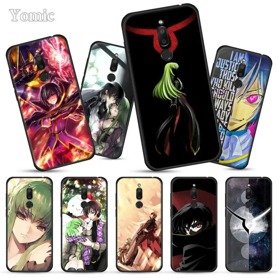 

Code Geass Black Case for Meizu M6T 16Xs 16S 16th 16X 16 Full Protective Back Cases Silicone Phone Case Cover
