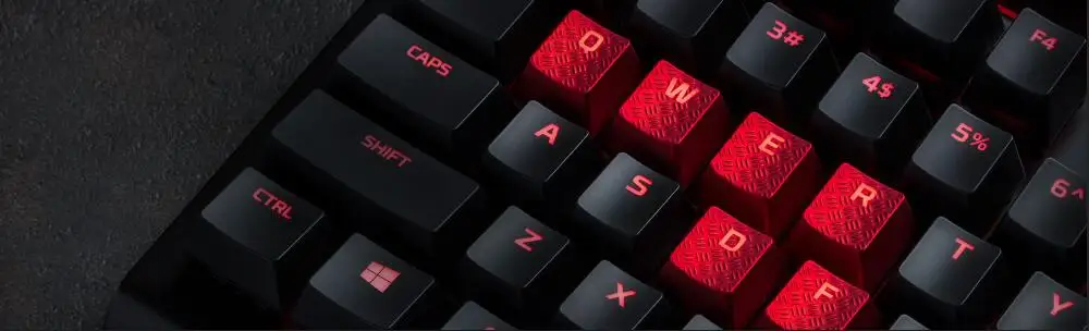 Kingston HyperX keycaps для RGB игровой механический набор клавиатуры clavier gamer 8 шт. ключ крышка титановая текстура тактильная ручка FPS MOBA