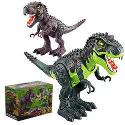 Электронный Tyrannosaurus игрушка Rex Электрический динозавр робот с мигающим звучащие динозавры для игр горячие игрушки