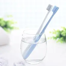 V-образная Ортодонтическая зубная щетка с мягкой щетиной конфеты цвет маленькая головка портативный очистка полости рта ИНСТРУМЕНТ