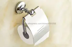 Хром туалет Бумага держатель настенный держатель рулона ткани держатель Аксессуары для ванной комнаты Bba804