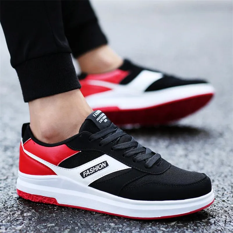 

ELGEER New spring and autumn men's wild autumn sneakers casual tide shoes mesh breathable men's shoes trend increase shoes