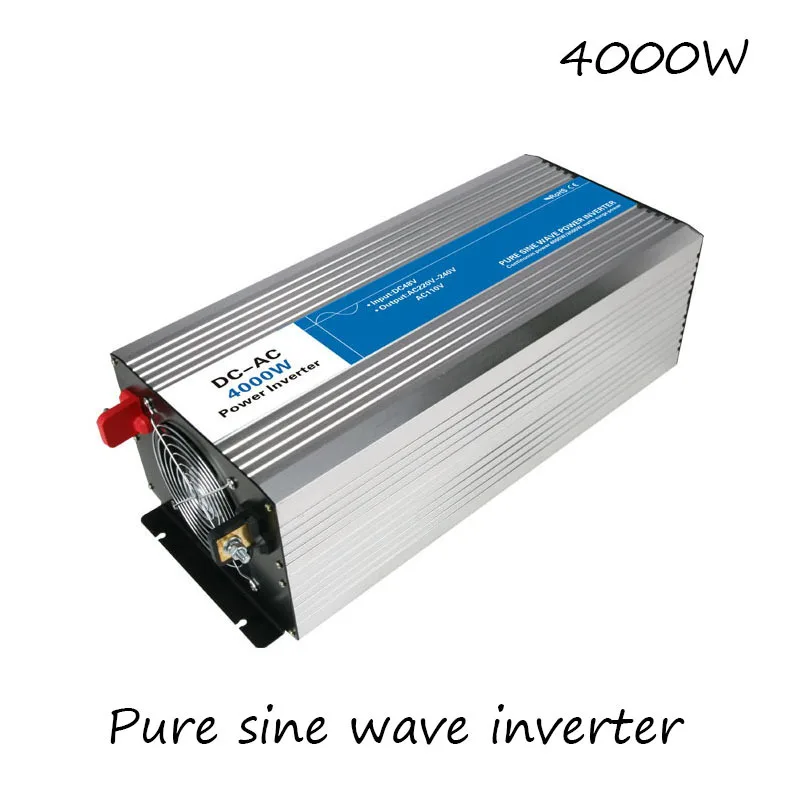 Dc-Ac Inverter A Onda Sinusoidale Pura Da 4000W 12V A 220V Convertitori Tensione Off Grid Alimentatore Elettrico Led Display Digitale Usb Cina