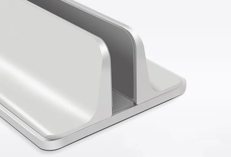 Новейшая мода серебристый алюминиевый сплав твердый кронштейн для Macbook Air Pro retina 11 12 13 15 вертикальная подставка для IPAD PC Стенд - Цвет: 01
