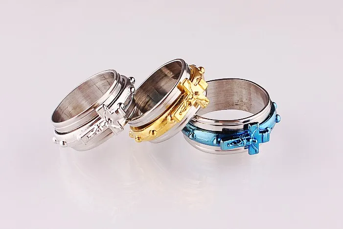 5 шт. вращающиеся кольца из нержавеющей стали Размер 7 12 мм 0015|ring band|stainless steel